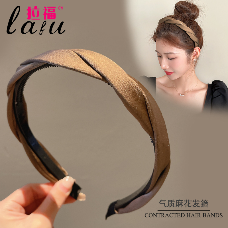 拉福发箍高级感韩版高颅顶头箍女