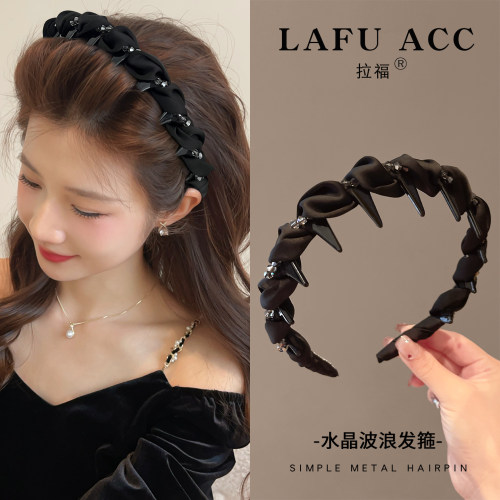 高级感黑色发箍女轻奢2026新款