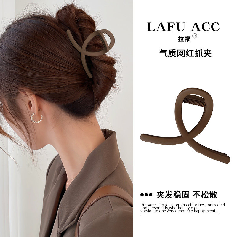 拉福抓夹亚克力后脑勺发夹头饰