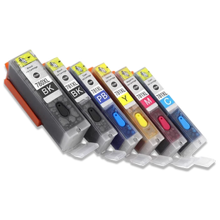 雄彩适用canon佳能PGI780XL CLI781XL TS9570 9170 8270 8170 707 6370 TR8570打印机可填充连供墨盒780 781