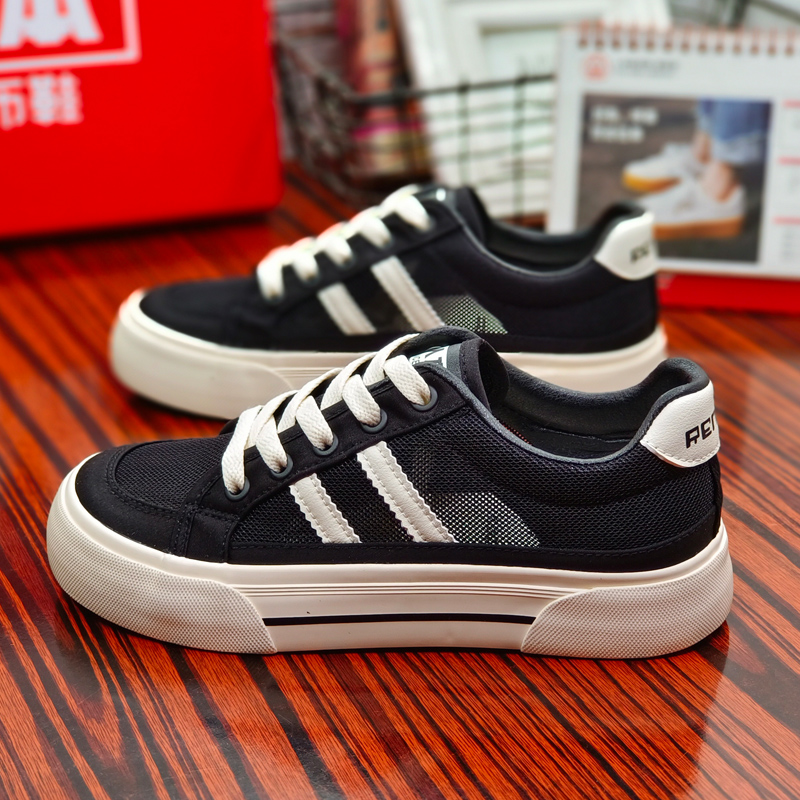 人本网面鞋透气不挤脚轻薄单层新