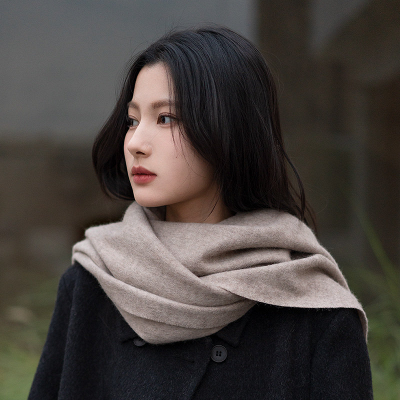 疯帽子 加宽版纯羊毛围巾 纯色保暖流苏长披肩冬季围脖送礼男女,服饰配件/皮带/帽子/围巾,围巾/丝巾/披肩,淘宝优惠券,粉丝福利购,淘宝优惠卷