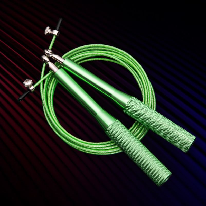 专业竞速钢丝跳绳儿童健身花样跳绳运动轴承跳绳中学生训练铝合金