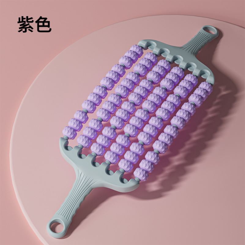 六排全方位弯曲背部滚轮狼牙