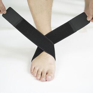 踢球健身运动防扭伤固定护具绷带护踝加压带缠绕式护脚踝透气绑带