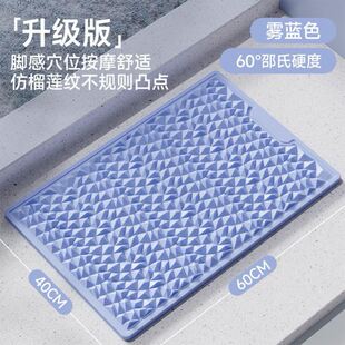 室内健身足底软按摩垫指压板原地踏步超慢跑脚垫趾压板经络地