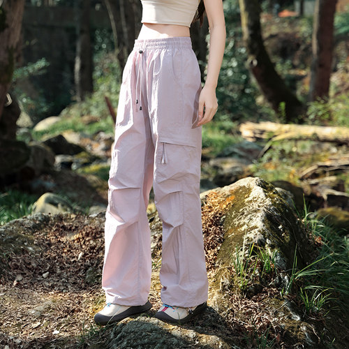 春夏冰丝防晒显瘦女款工装裤