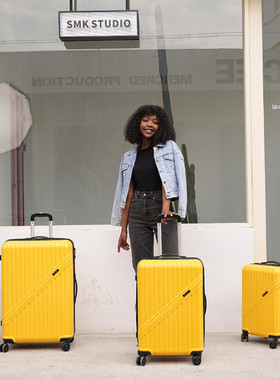 扩容拉链海关锁三件套2件套拉杆箱Expand 25%  TSA Lock Luggage