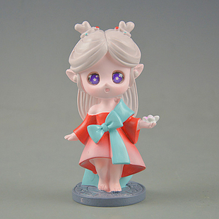 瑶妹手办遇见神鹿王者荣耀瑶瑶公主西施云中君耀公仔模型车载摆件