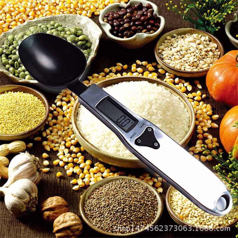 家用婴儿辅食电子称食品称不锈钢勺子秤刻度称克高精度新品
