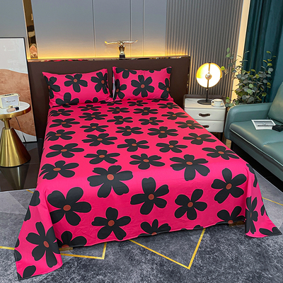 纯棉床单单件100全棉加厚儿童被单人学生宿舍枕套床笠三件套1.5米