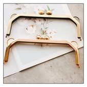 22.5 25.5CM光面高品质上螺丝孔小熊头口金配件手工包五金扣包夹