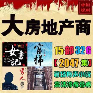 官场有声小说U盘 官梯女书记15部车载收音机MP3音频广播剧TF/SD卡