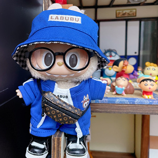 泡泡马特拉布布搪胶娃衣服适用17cmlabubu娃衣现货玛卡龙搪胶衣服