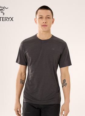 ARC'TERYX始祖鸟 KADEM HENLEY SS 透气 男子 速干短袖T恤