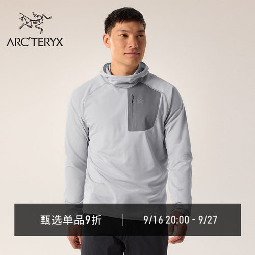 ARC'TERYX始祖鸟 DELTA PULLOVER HOODY 保暖 男子 抓绒衫
