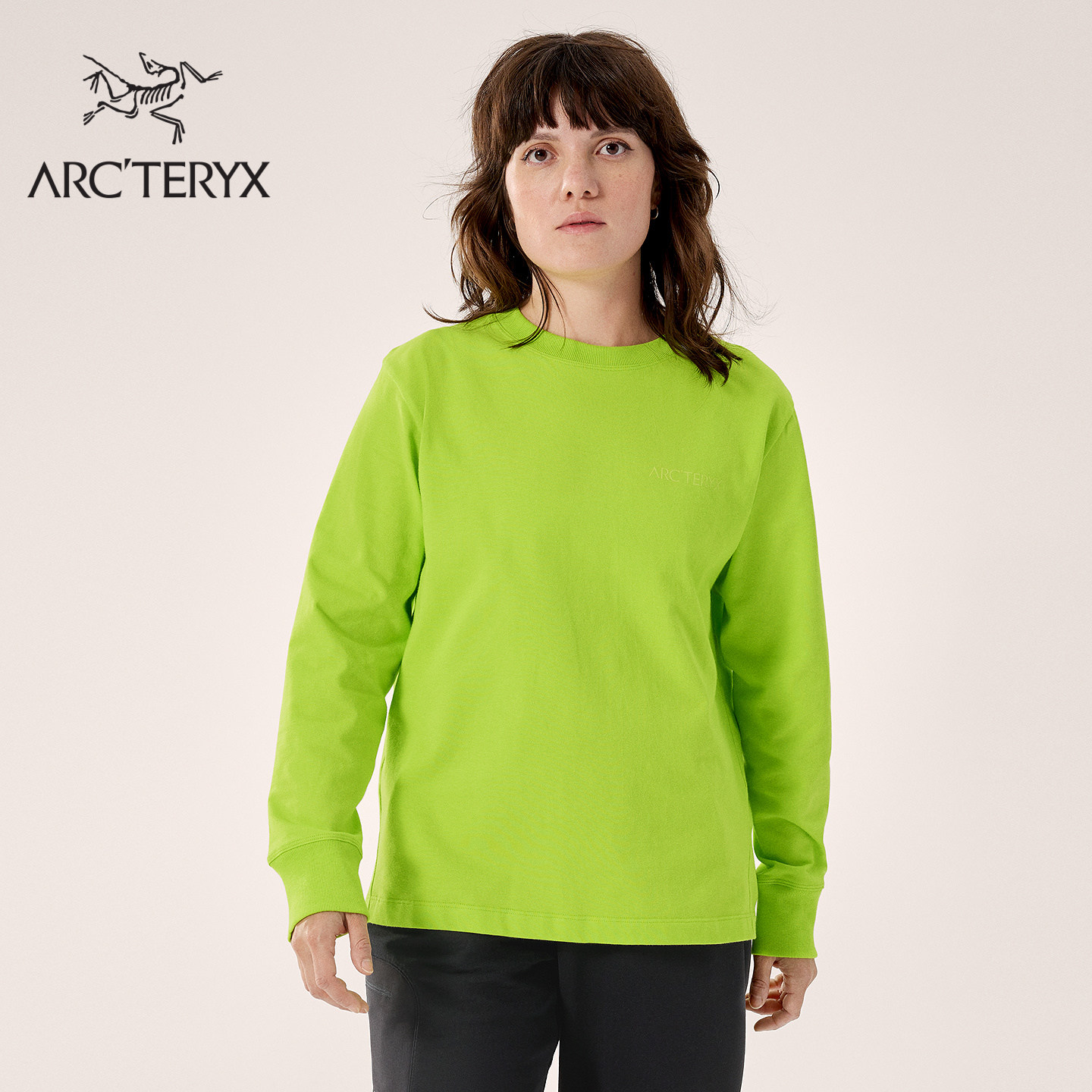 ARC'TERYX始祖鸟 KRAGG COTTON BIRD CREW LS  女子 棉质长袖T恤,户外/登山/野营/旅行用品,户外休闲衣,淘宝优惠券,粉丝福利购,淘宝优惠卷