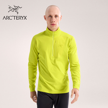 ARC'TERYX始祖鸟 RHO LT ZIP NECK 轻量 男子 内层长袖上装