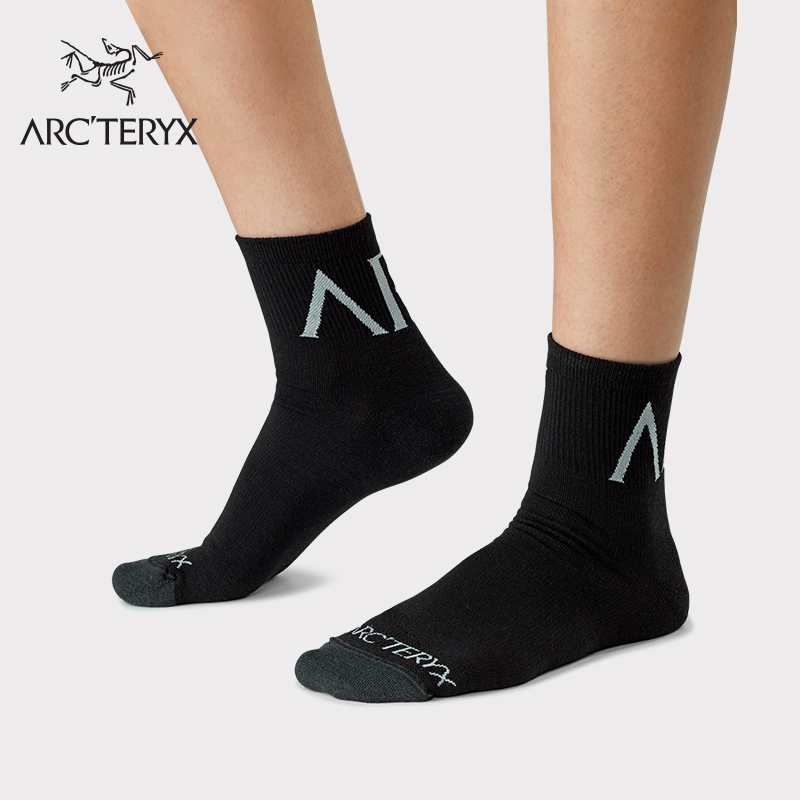 ARC'TERYX始祖鸟 MERINO WOOL  LIGHTWEIGHT 1/4 男女同款 袜子 运动包/户外包/配件 运动袜 原图主图