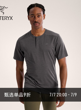 ARC'TERYX始祖鸟 KADEM HENLEY SS 男子 运动短袖T恤