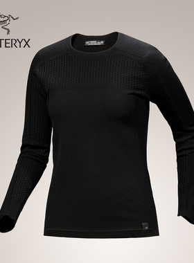ARC'TERYX始祖鸟 HALLAM MERINO WOOL CREW 保暖 女子 羊毛针织衫