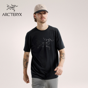 MERINO WOOL 羊毛短袖 TERYX始祖鸟 T恤 男子 IONIA 透气 ARC LOGO