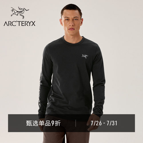 ARC'TERYX始祖鸟 CAPTIVE ARC'WORD LS 透气 男子 棉质长袖T恤