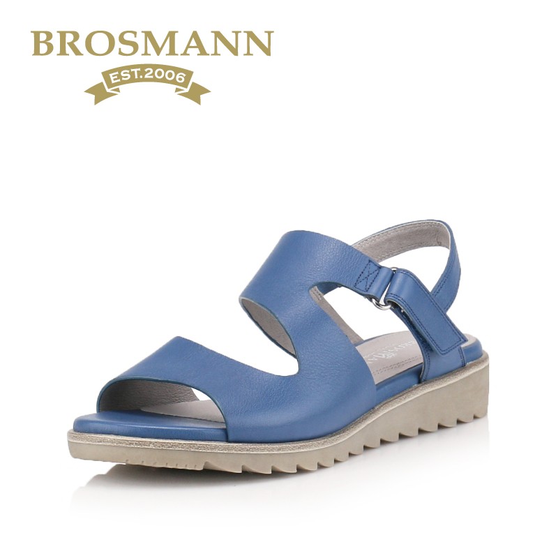 BROSMANN/宝舒曼2018春夏新品牛皮魔术贴新贵休闲女凉鞋B70103|msdalam kategori Kasut wanita, Sandal - dari Buy2taobao.com untuk memberikan perkhidmatan ejen Taobao profesional membeli