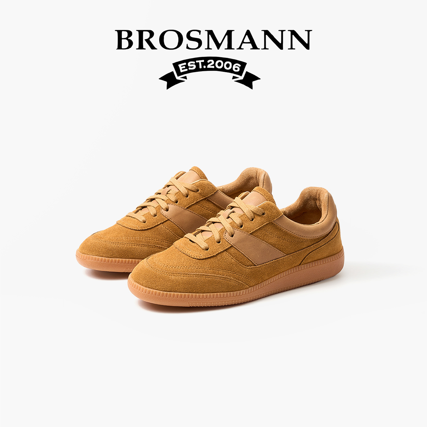 宝舒曼牛反绒复古德训鞋