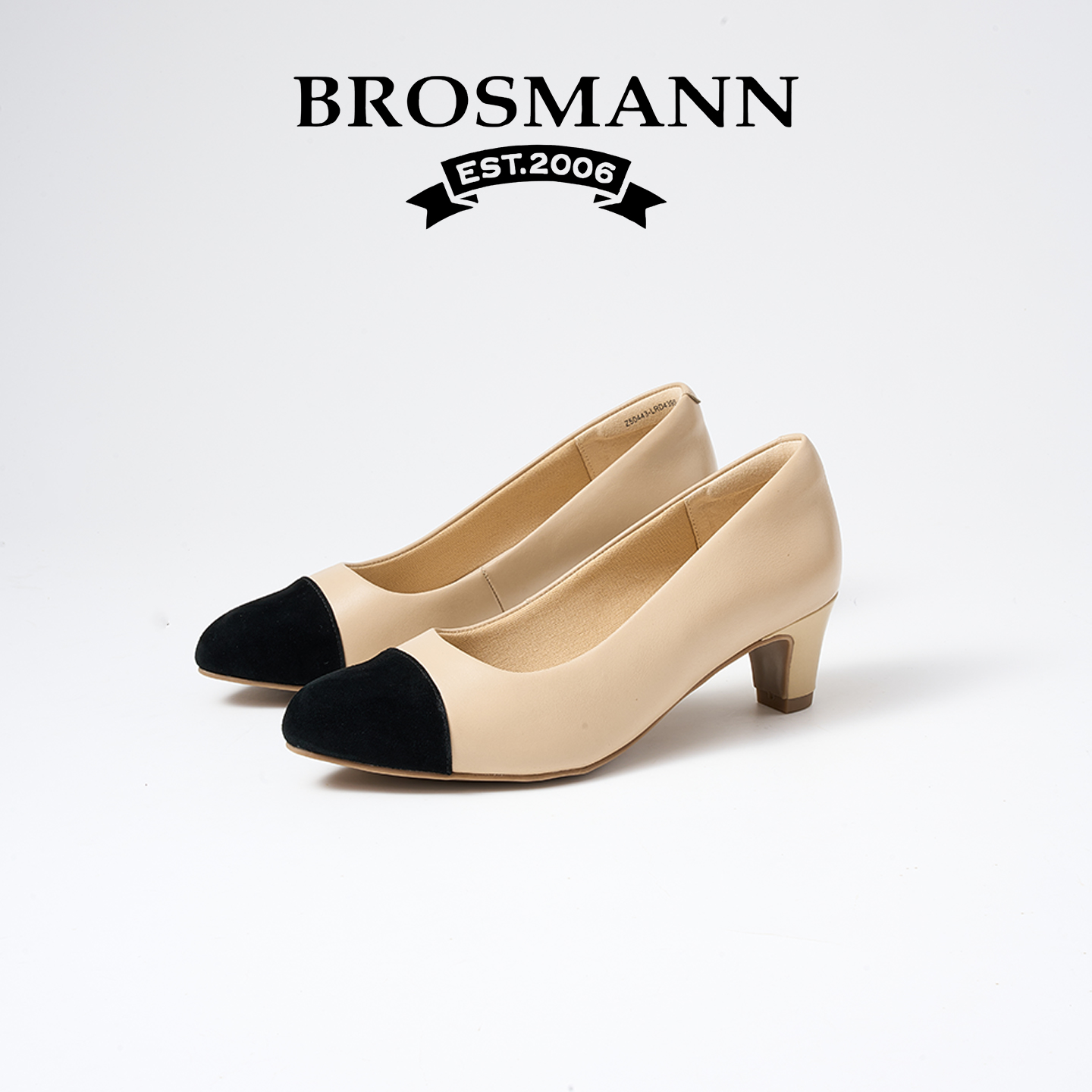 宝舒曼秋季新款法式通勤高跟鞋