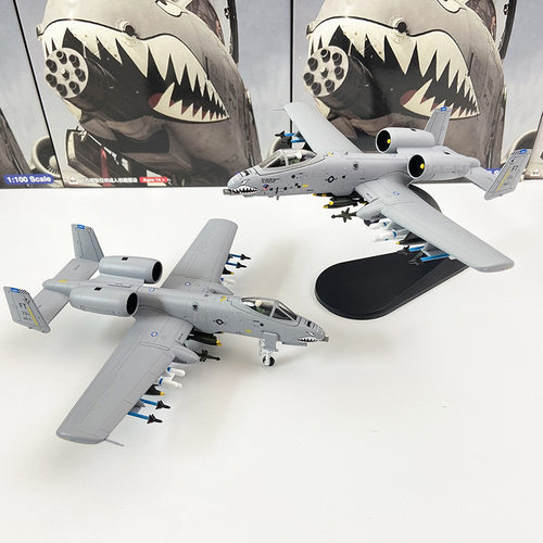 1/100海湾战争美军飞虎队A-10战斗机A10坦克杀手成品军事飞机模型