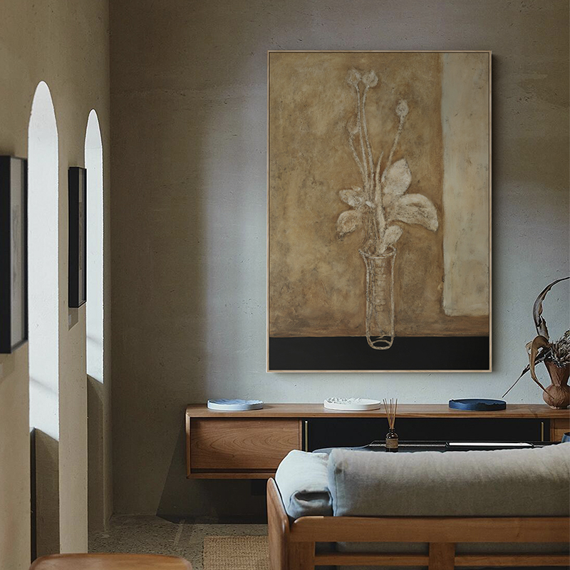 仟象映画客厅侘寂风装饰画