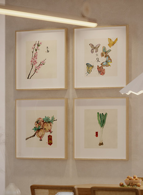 李知弥X仟象映画 新中式客厅装饰画现代沙发背景墙挂画餐厅艺术画