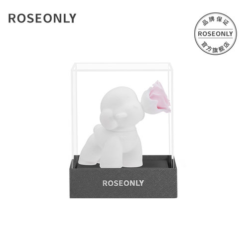 【双旦】ROSEONLY诺誓永生花迷你公仔玫瑰礼盒情人节送女友爱人