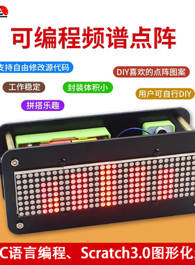 七星虫 8X32 LED点阵模块 HT1632C LY-LED32X8-B 兼容arduino