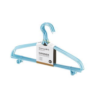 茶花衣架家用加粗衣撑撑子晾衣服架衣挂挂衣架子宿舍用学生无痕