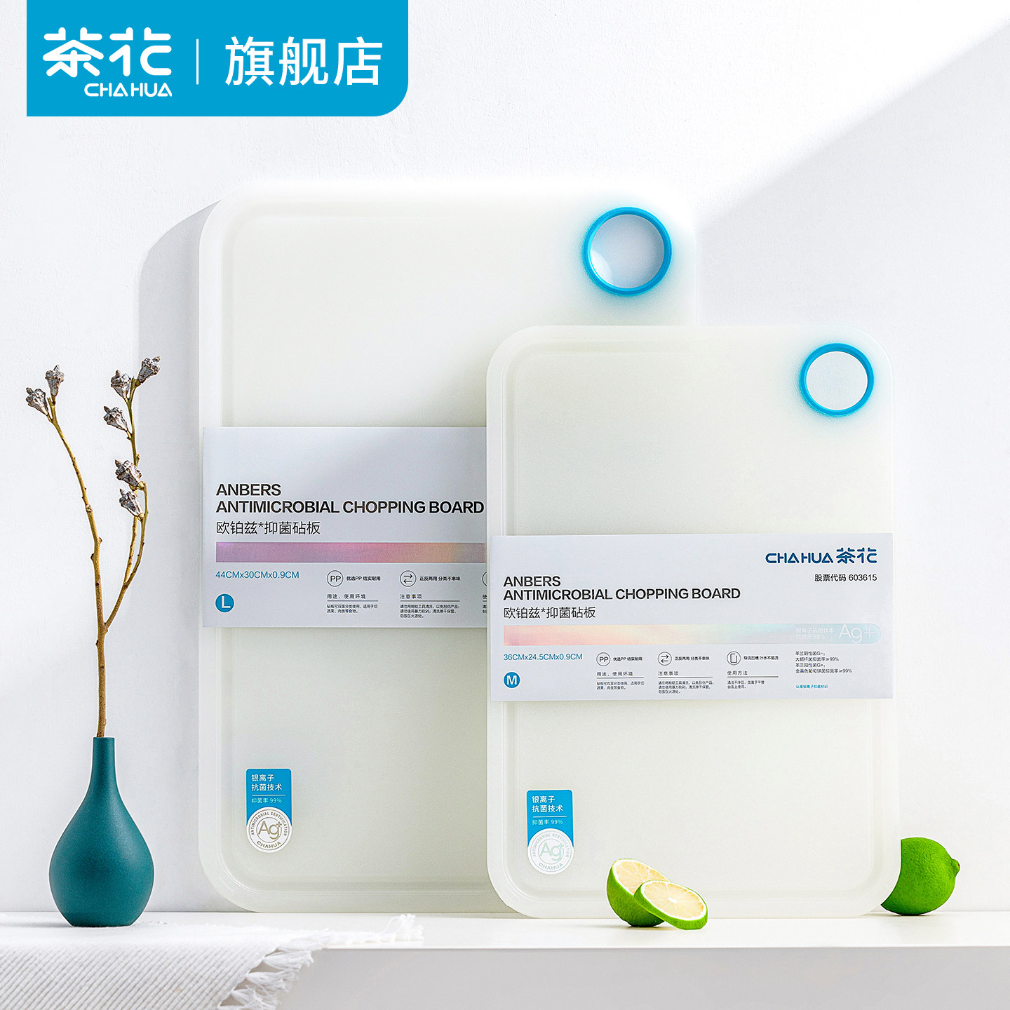 茶花砧板家用抗菌分类菜板学生宿舍切水果切菜案板厨房塑料双面板