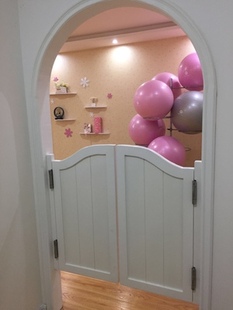 地中实木腰门半腰门牛仔门酒吧门腰门隔断栅栏篱笆木栏栅门做旧门