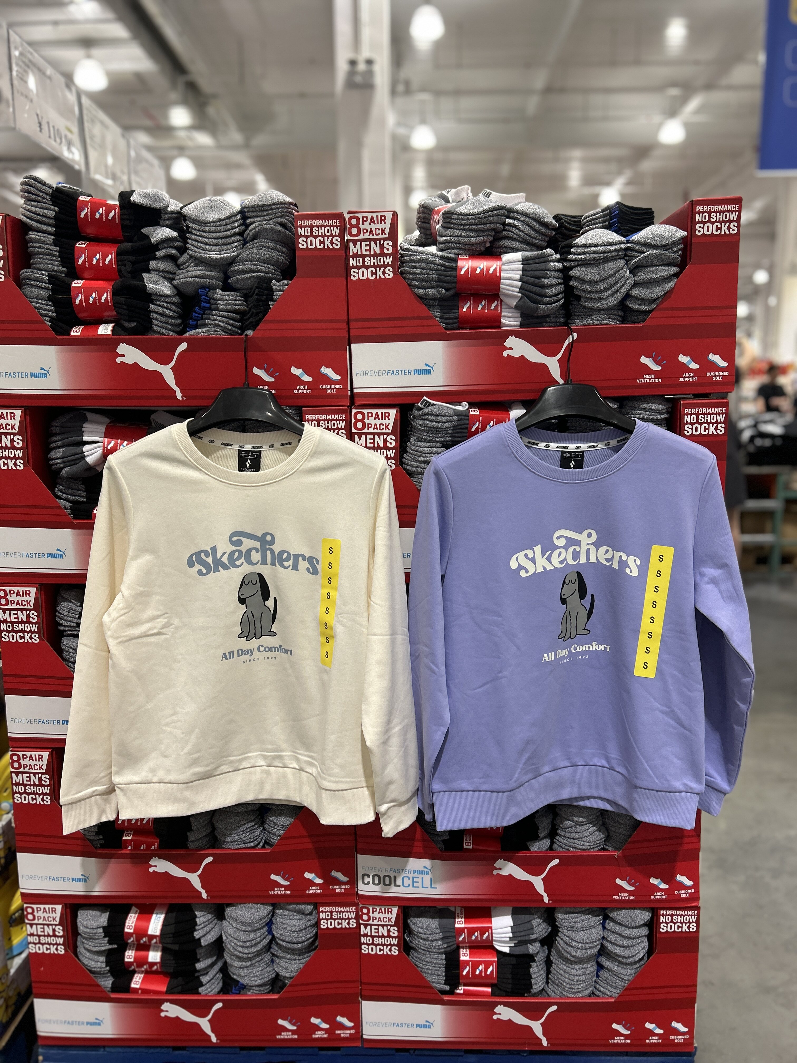 上海Costco代SKECHERS斯凯奇女士卫衣针织套头毛圈春秋款休闲百搭