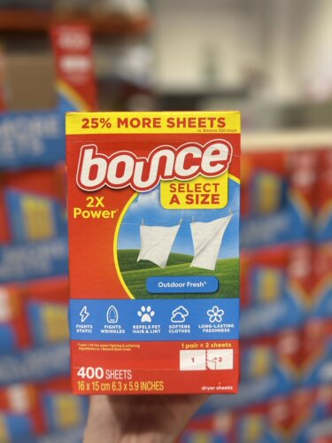 开市客Costco美国Bounce邦氏五合一抗静电柔顺纸香衣纸烘干纸