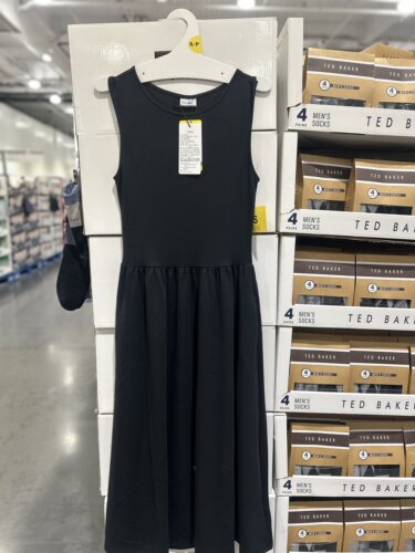 Costco开市客32度女士新款运动休闲裙简约松弛感无袖长款连衣裙