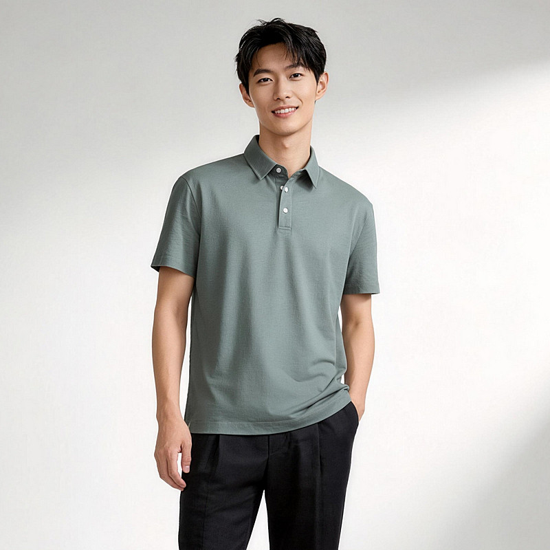【烈儿725粉丝节】雅戈尔旗下HANP夏季男士短袖Polo衫翻领T恤