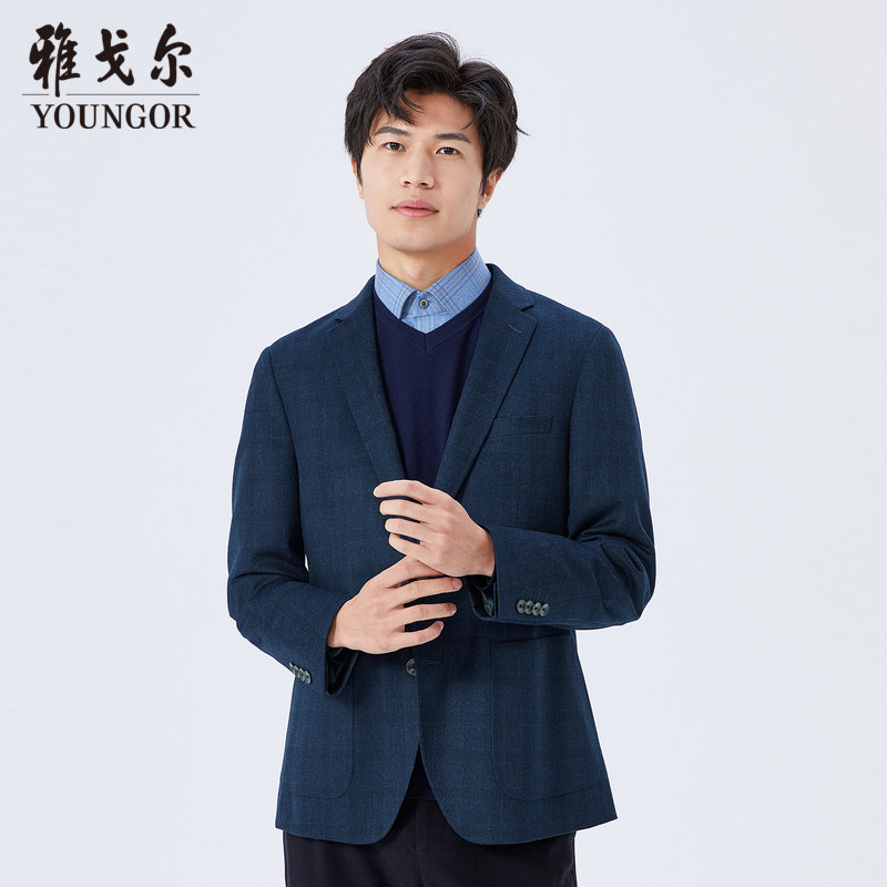 【商场同款】雅戈尔男士西服秋冬官方商务休闲西装外套男s2326