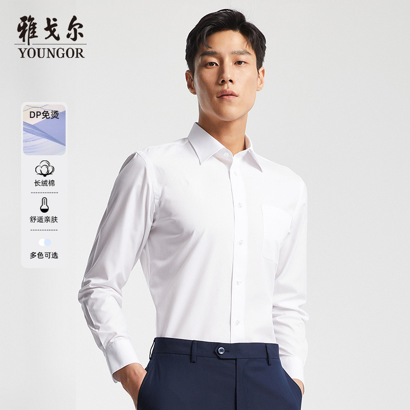 YOUNGOR 雅戈尔 男士长袖衬衫 GLVP19001BBA