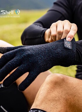 DexShell戴适防水手套男士针织女士防寒防滑防风手套DG368 2.0