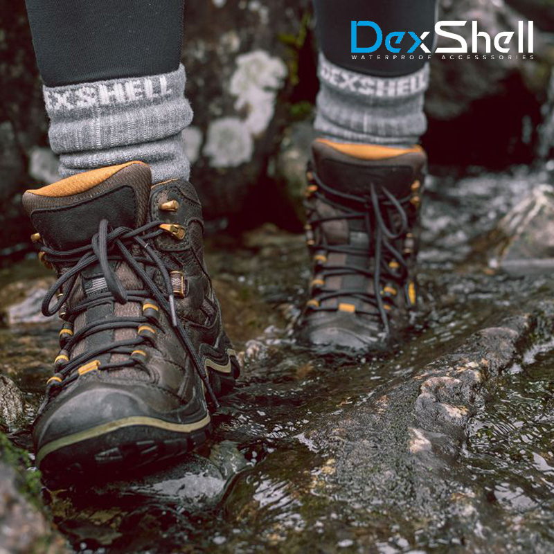 Dexshell戴适DS828中筒透气骑行跑步户外涉水袜防水袜男女款运动