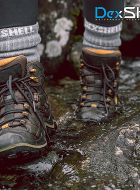 Dexshell戴适DS828中筒透气骑行跑步户外涉水袜防水袜男女款运动