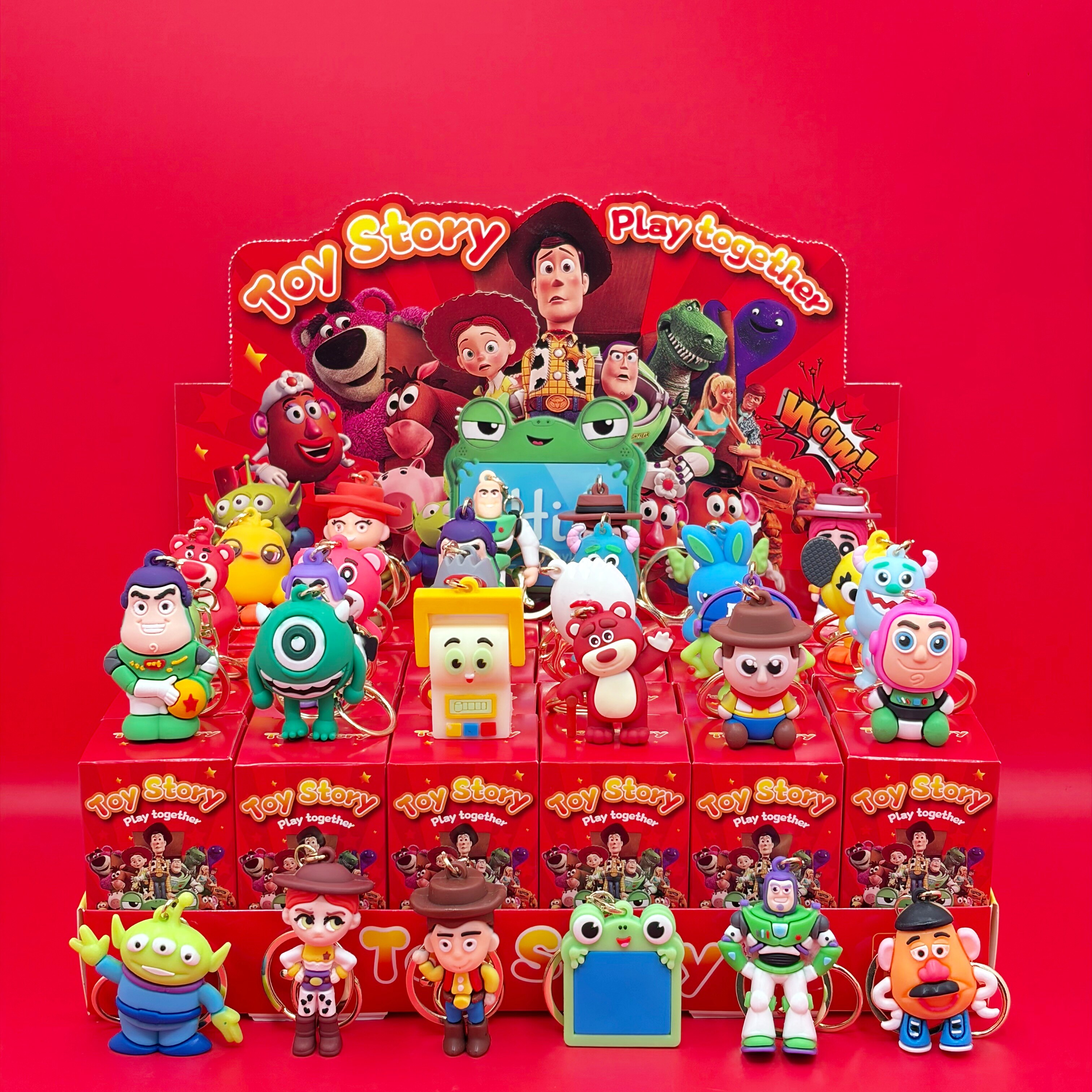 玩具总动员钥匙扣盲盒挂件幼儿园班级奖励学生奖品生日礼物伴手礼