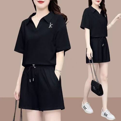 运动服套装休闲短袖短裤两件套夏