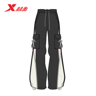 休闲百搭运动裤 新款 974128560171 女2026春季 特步心花路放休闲长裤